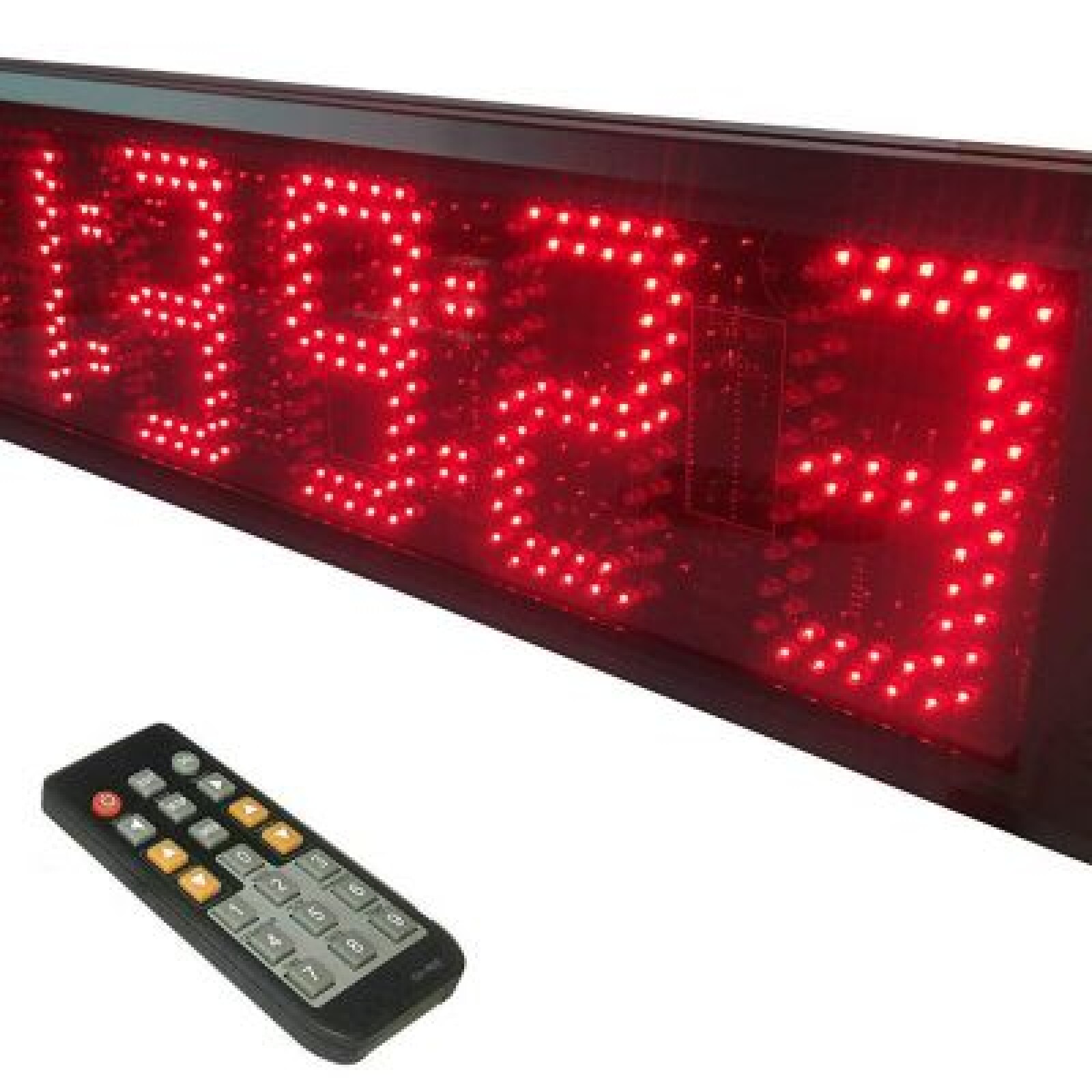 Horloge Géante 6 chiffres LED 12.7cm de haut - Photo 2 sur 3
