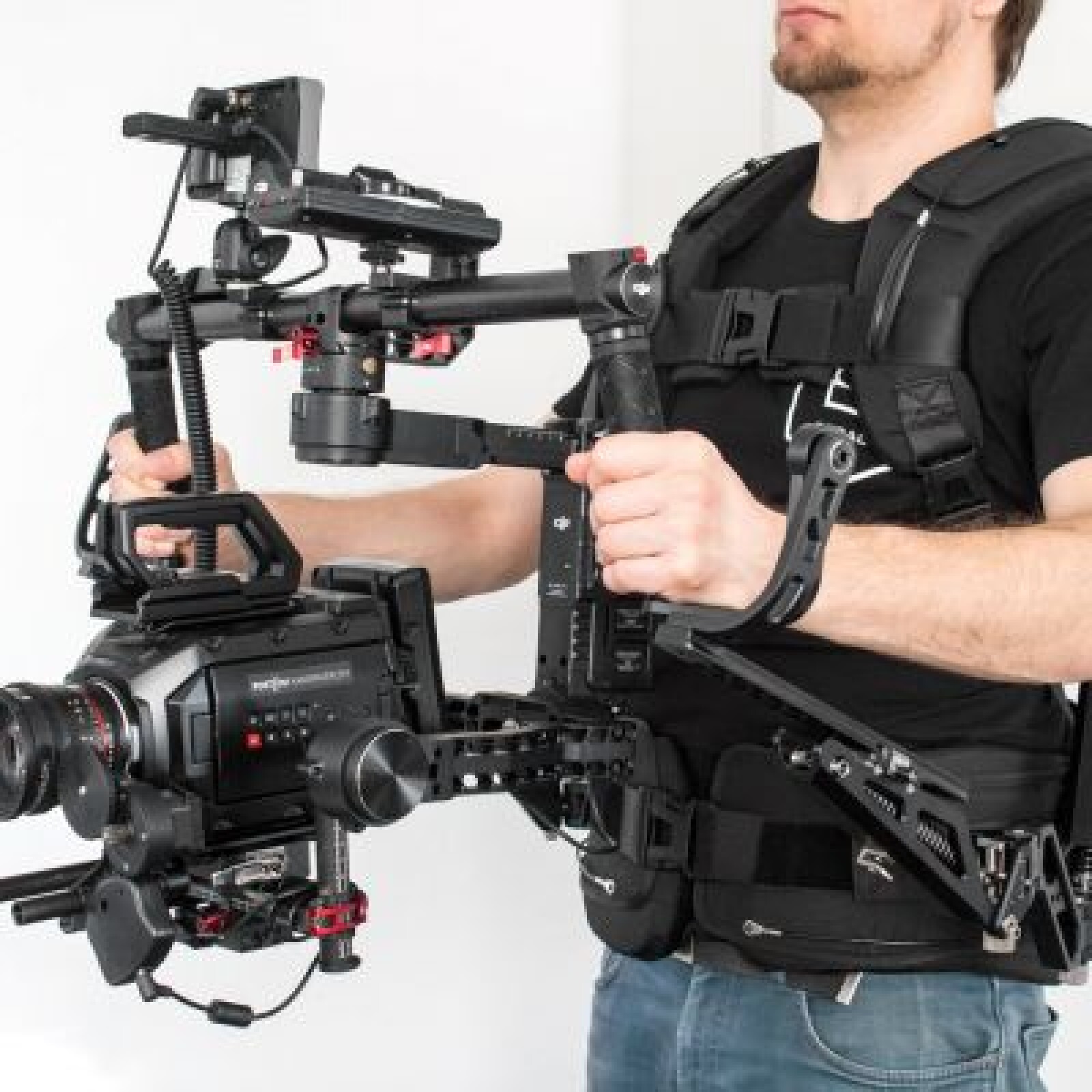 Pack stab DJI Ronin + exosquelette  + follow focus hf - Photo 1 sur 1
