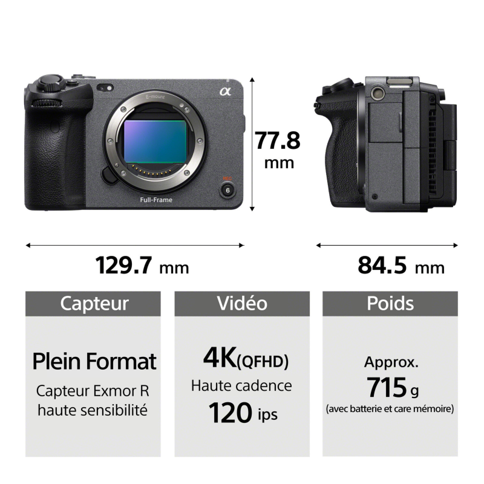 Boitier 4K - SONY FX3 + Tamron 28 - 75mm f2.8 - Photo 2 sur 3