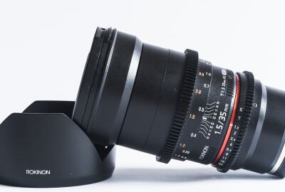 Location Rokinon 35mm T1.5. Cine AS UMC II