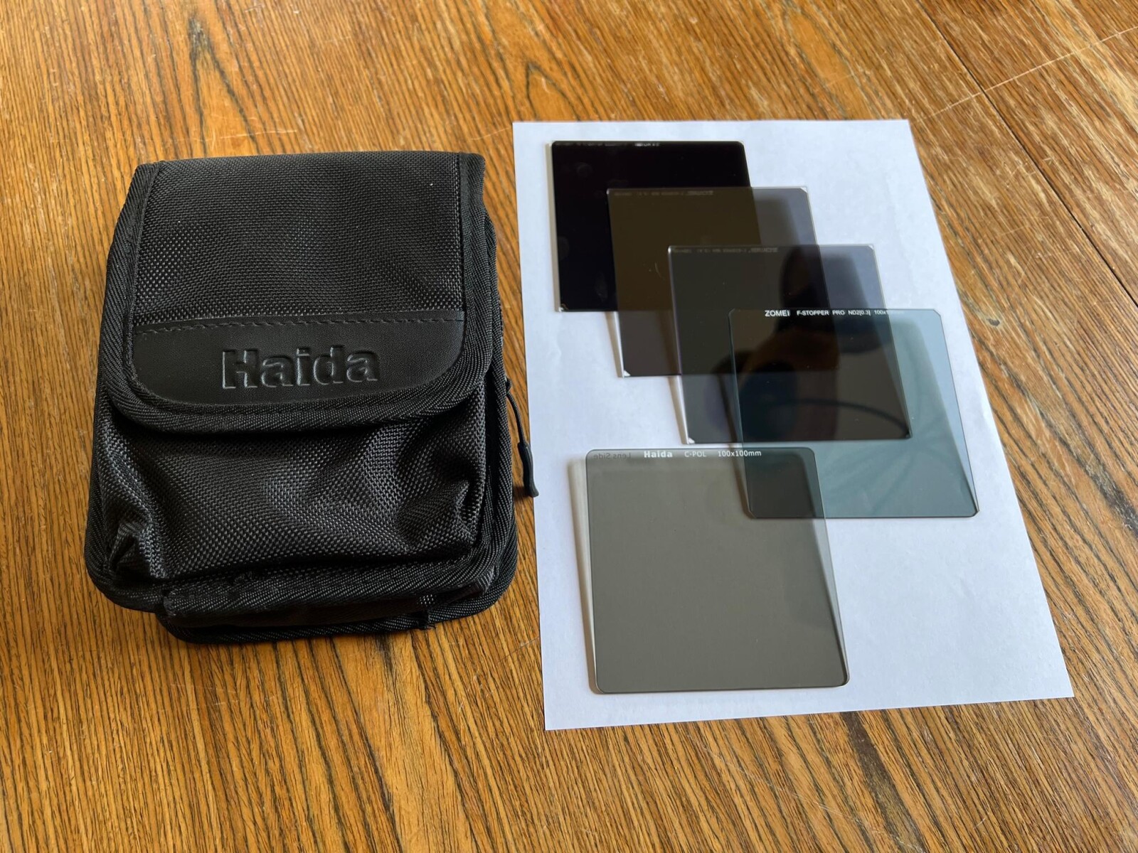 Set filtres ND + polarisant 4x4 (100x100mm)  - Photo 1 sur 1