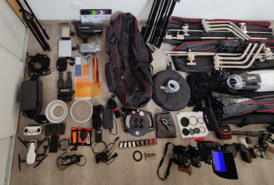 Location MEGA PACK de tournage : caméra + rig, objectifs, lumière, son, stabilisation, drone...