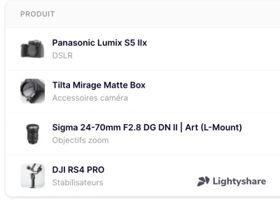 Panasonic Lumix S5 IIx for rent