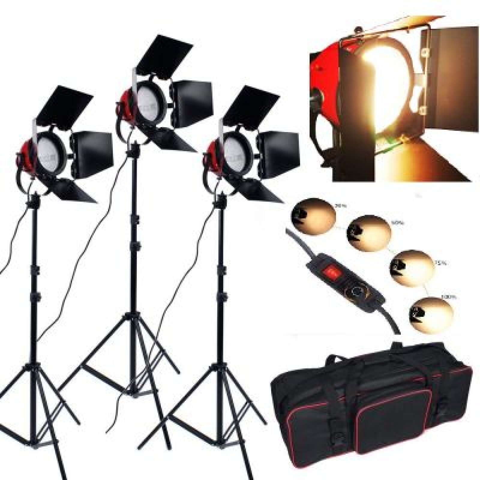 Kit 3 Mandarine 800W  avec dimmeur - Photo 1 sur 2
