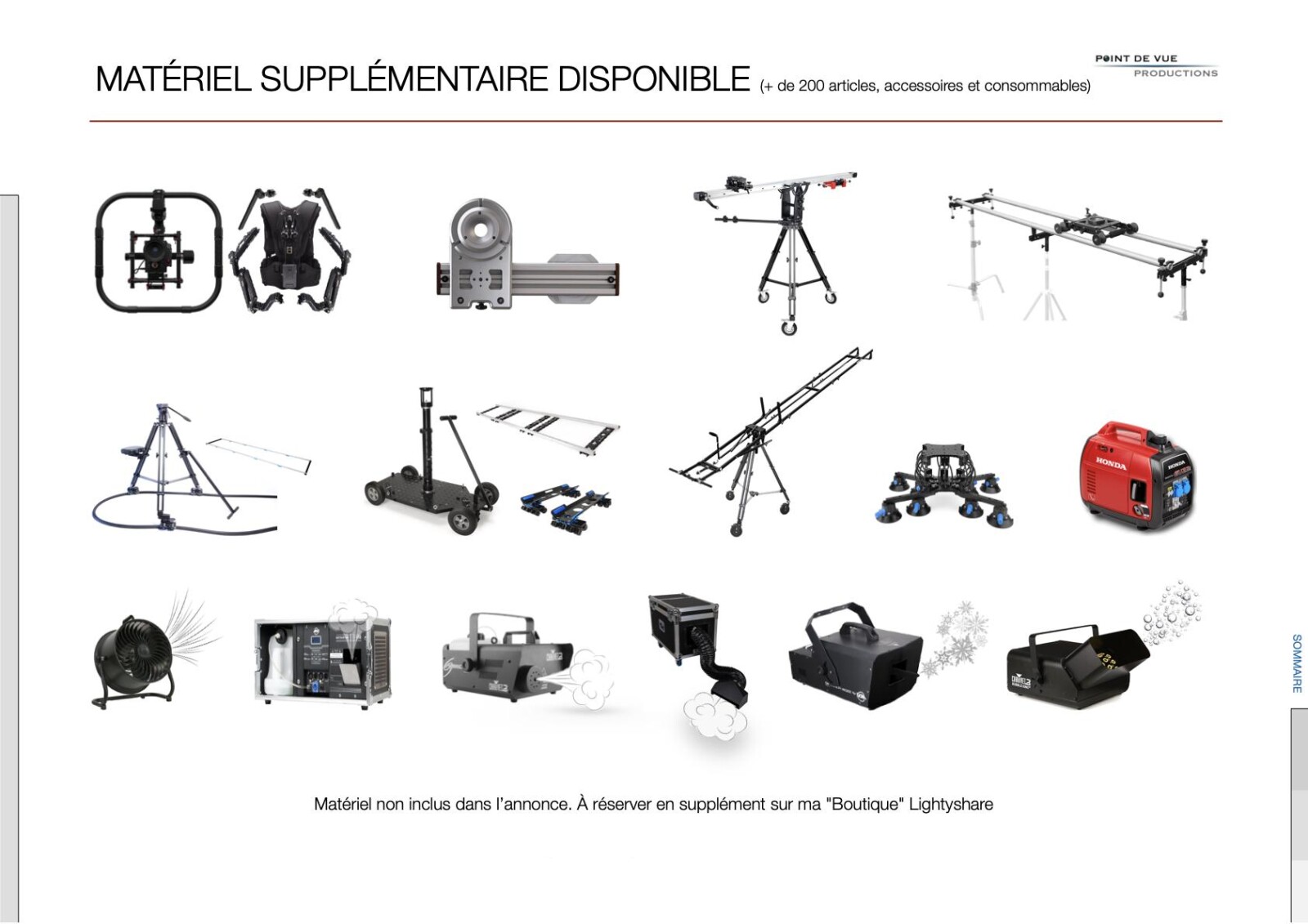 Caméra RED + éclairage + chef opérateur + 10 techniciens + camion (Pack "Complet") - Photo 5 sur 9