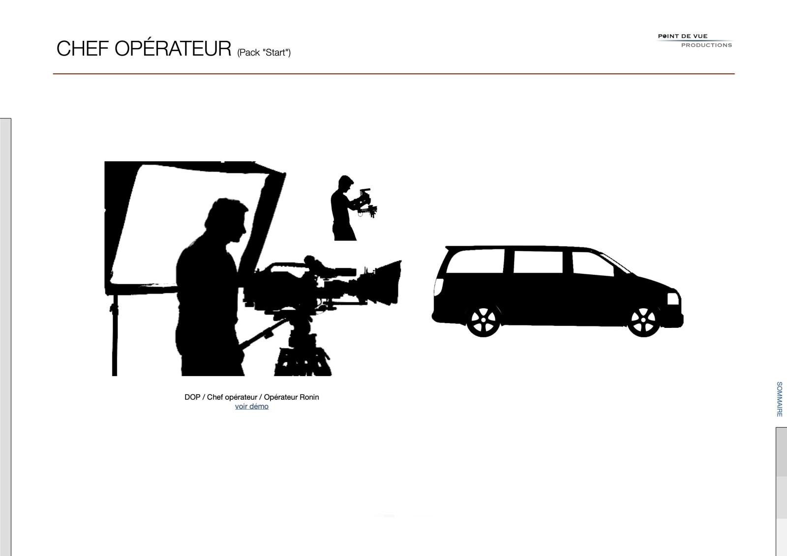 Caméra RED + chef opérateur + véhicule (Pack "Start") - Photo 2 sur 9