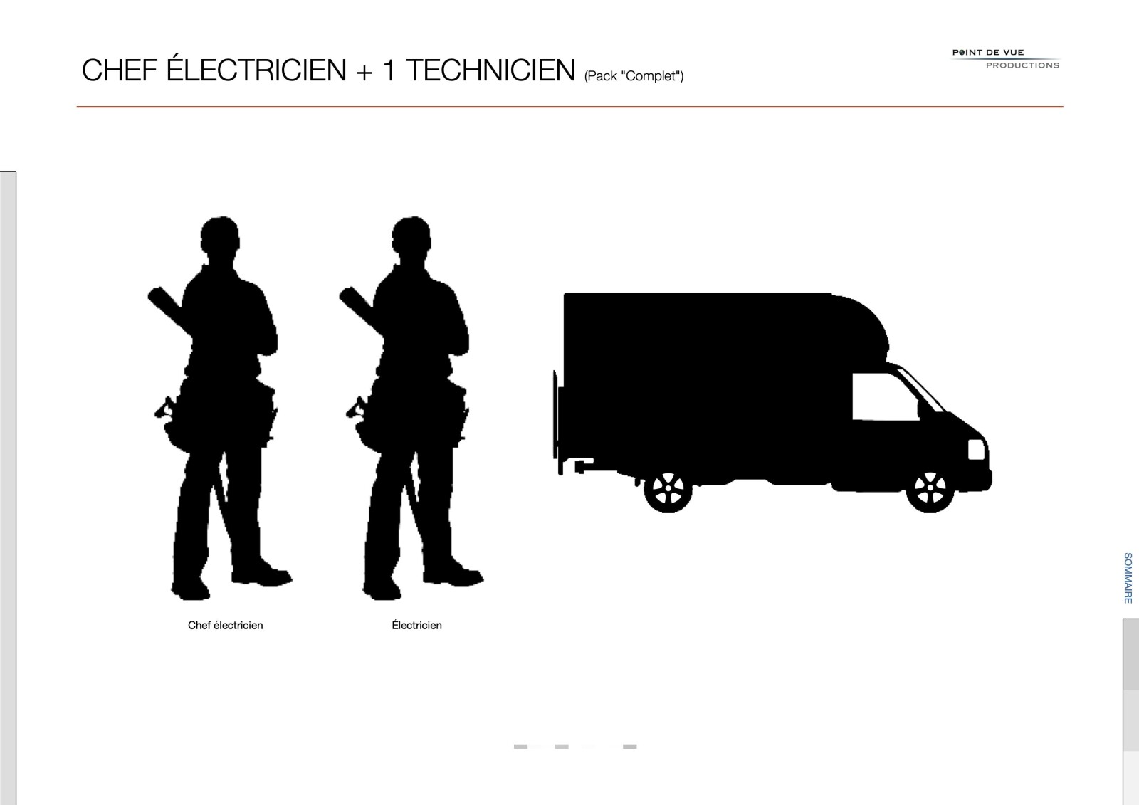 Éclairage + chef électricien + 1 technicien + camion (Pack "Complet") - Photo 3 sur 9