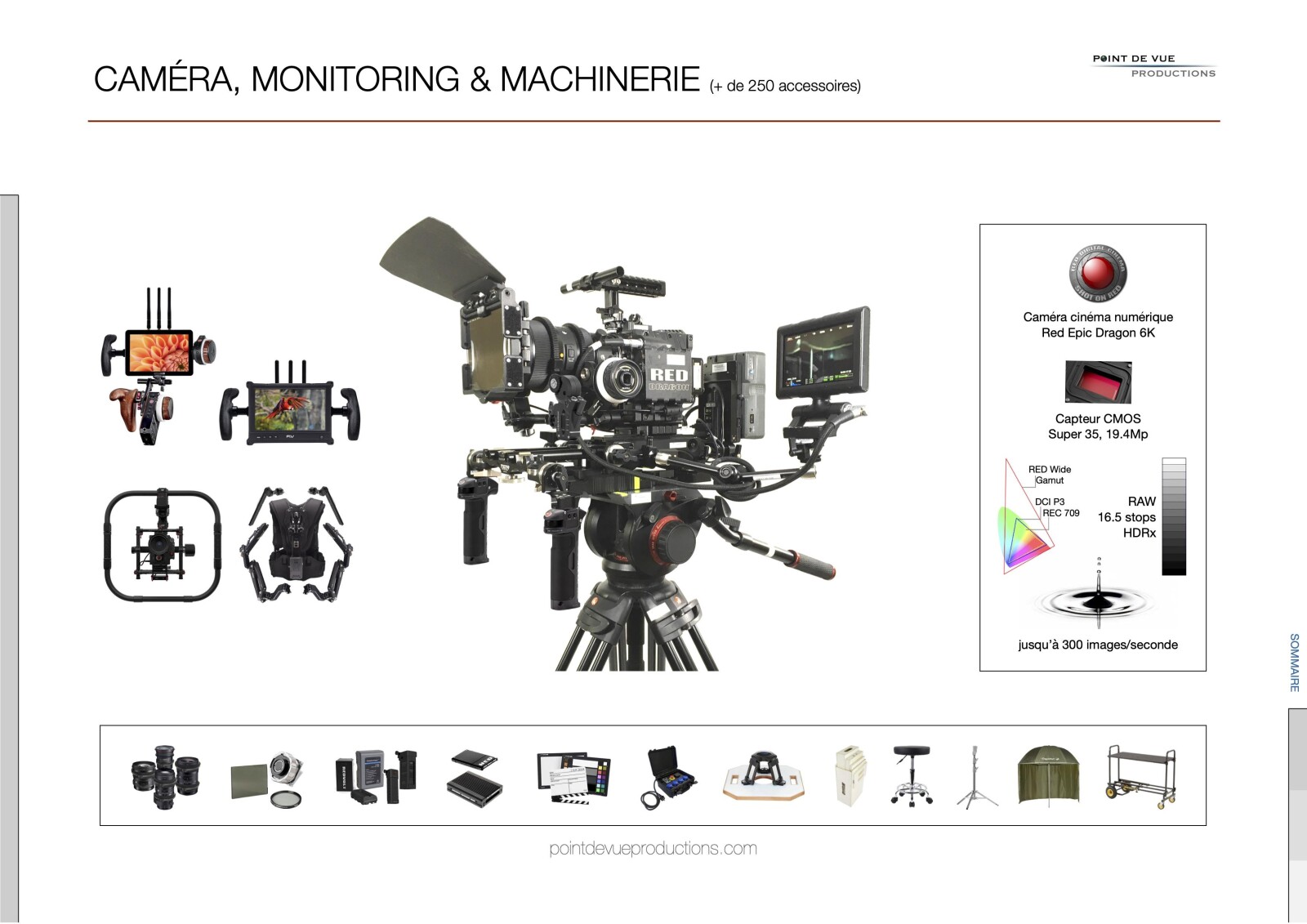 Caméra RED + Ronin + opérateur + 1 technicien + véhicule - Photo 1 sur 9