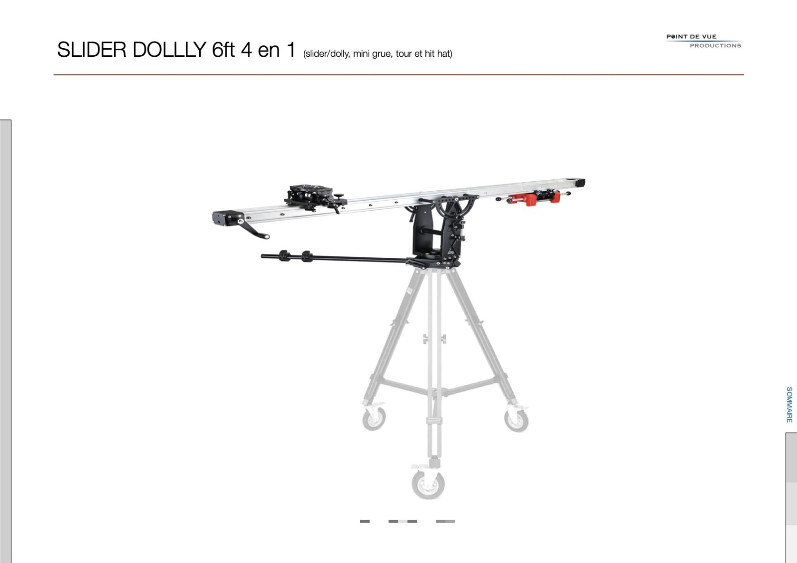Slider / Dolly / Grue / Tour / Hit hat Proaim Cambird Pro 6ft (4 en 1) - Photo 1 sur 9