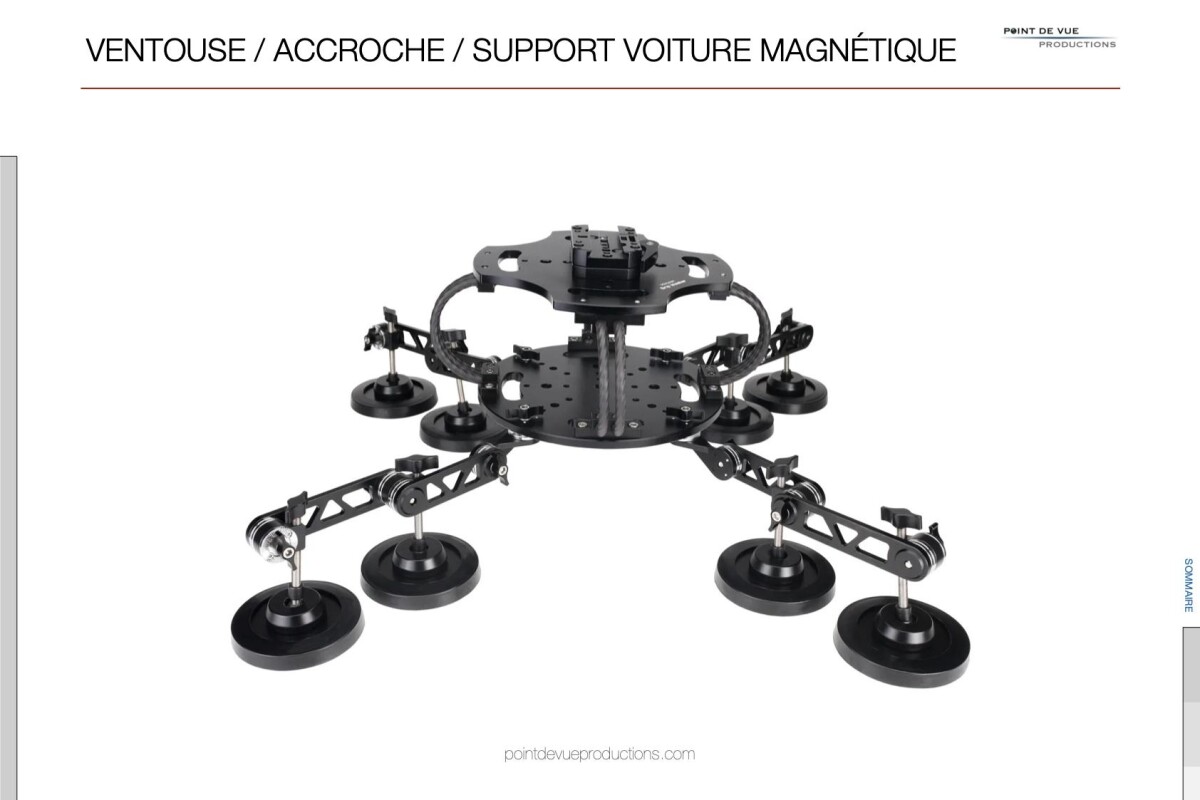 Location Ventouse / accroche / support / rig voiture magnétique (Grip Car Master) - Lightyshare
