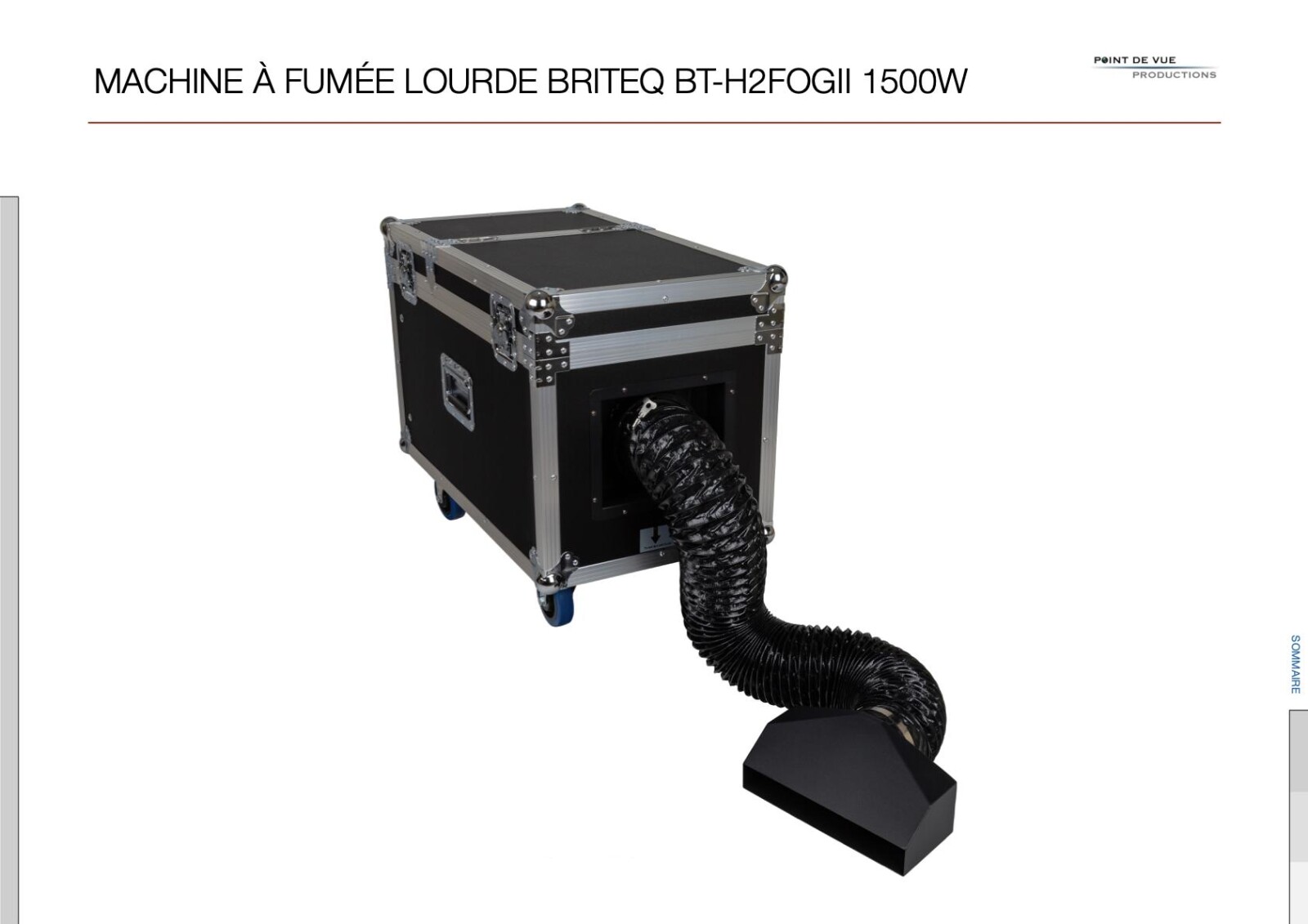 Machine à fumée lourde Briteq BT-H2FOGII 1500w - Photo 1 sur 9