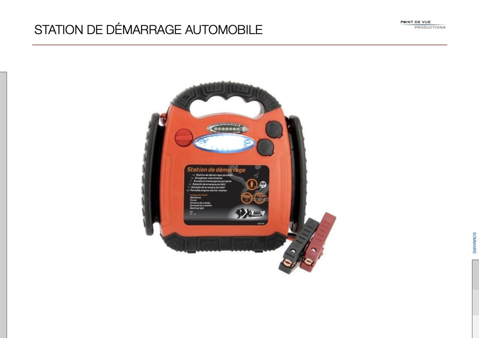 Station de démarrage automobile XLP Tools - Photo 1 sur 9
