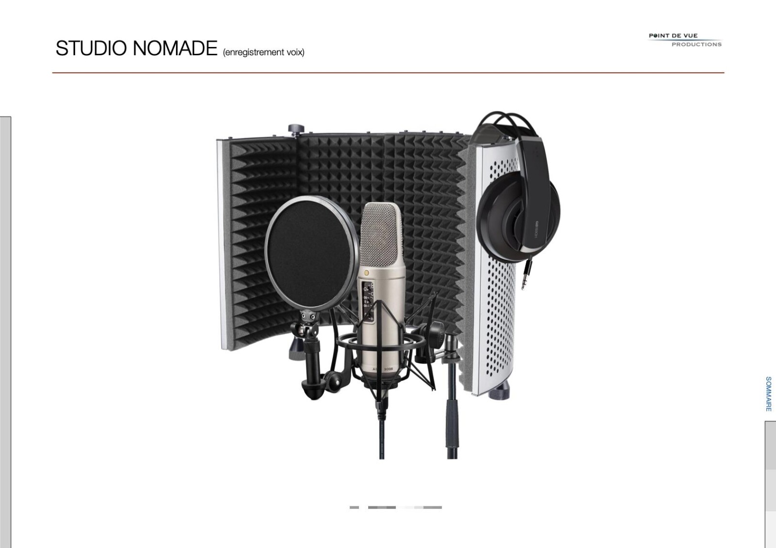 Studio nomade (enregistrement voix, bruitages...) - Photo 1 sur 9