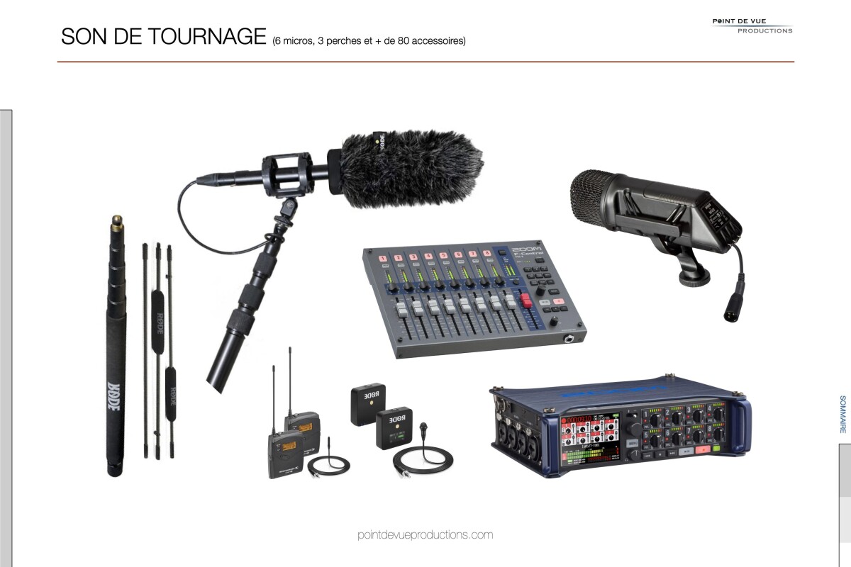 Location Son tournage, interview (pack "Complet") - Lightyshare