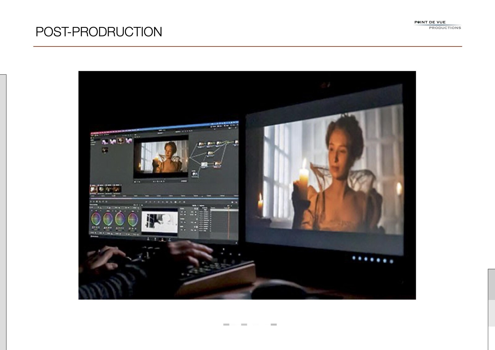 Station de montage / habillage, motion design / étalonnage / sound design, mixage - Photo 1 sur 9