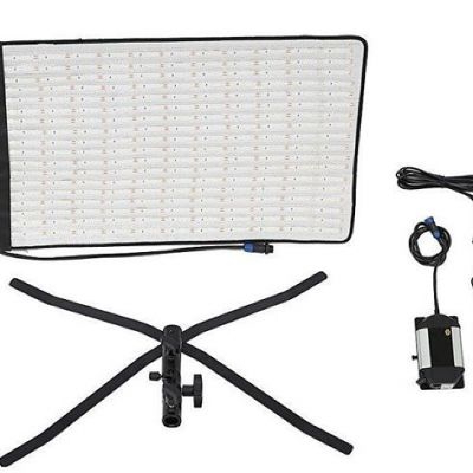 2x Panneau LED flexible 100W + Pieds - Photo 2 sur 5