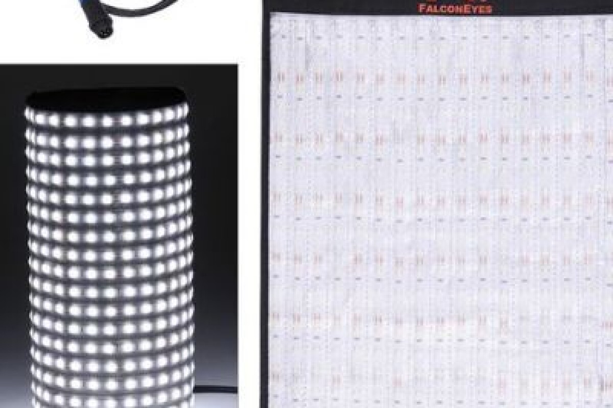 Location 2x Panneau LED flexible 100W + Pieds - Lightyshare