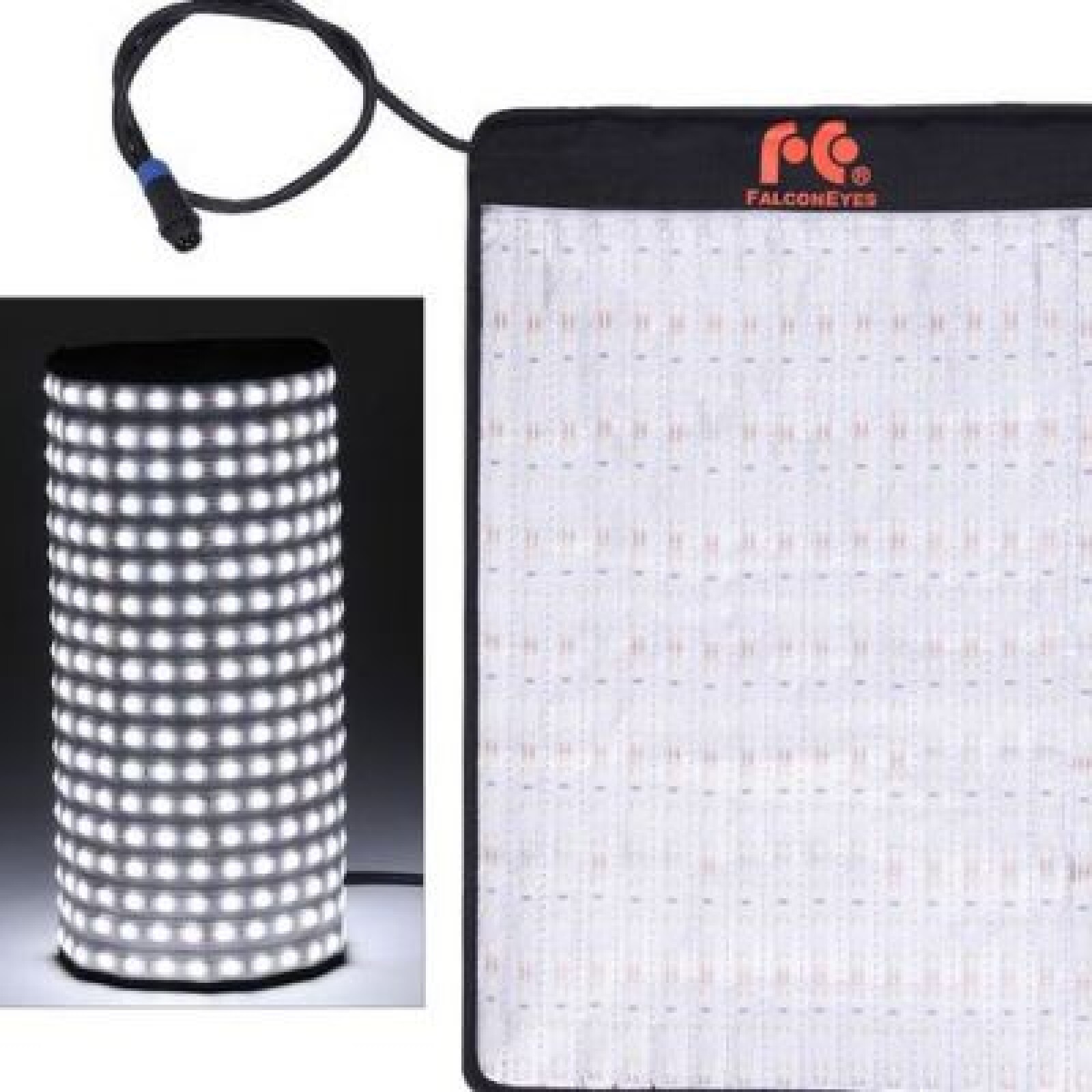 2x Panneau LED flexible 100W + Pieds - Photo 1 sur 5