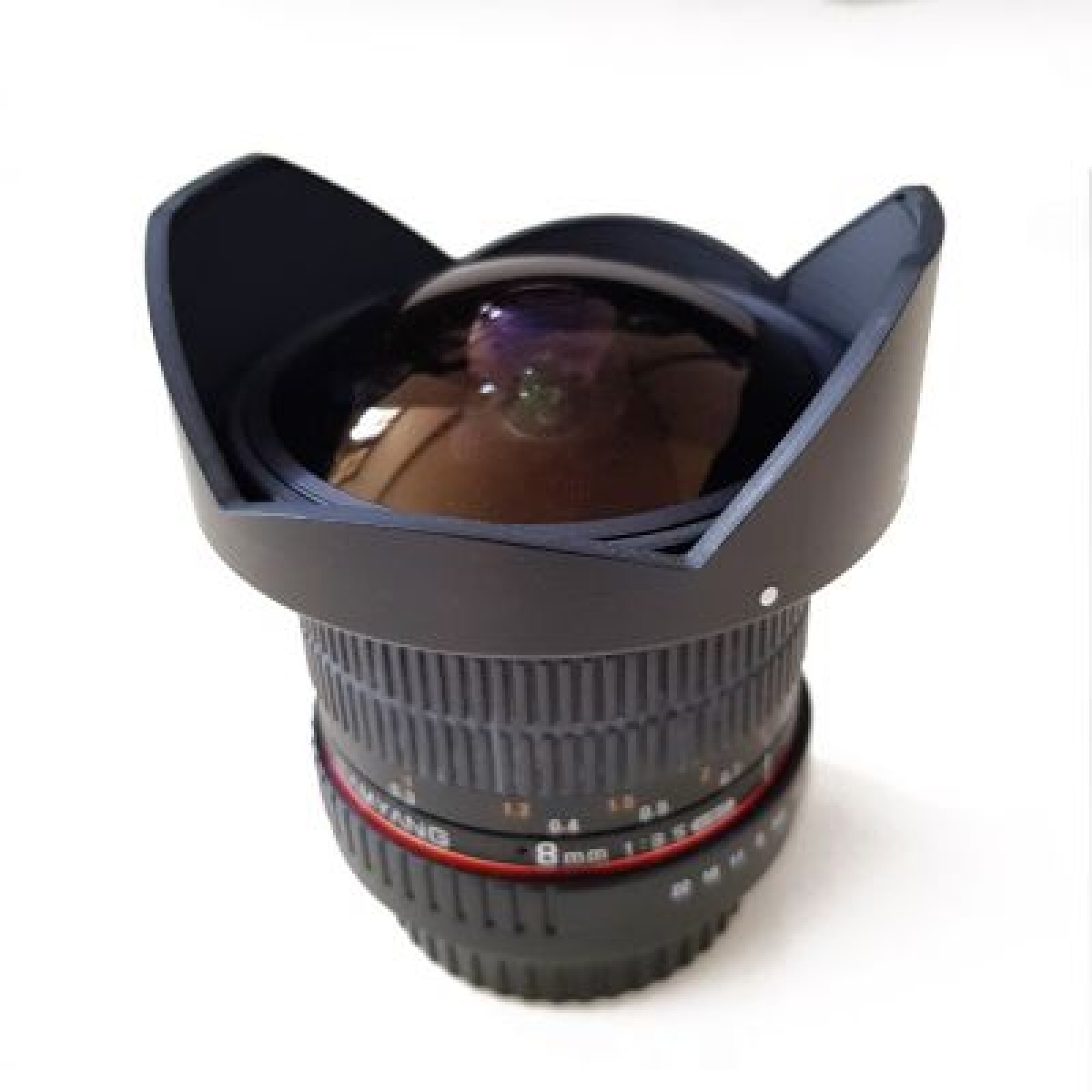Fisheye 8mm Samyang f/3.5 monture Canon EF - Photo 2 sur 3