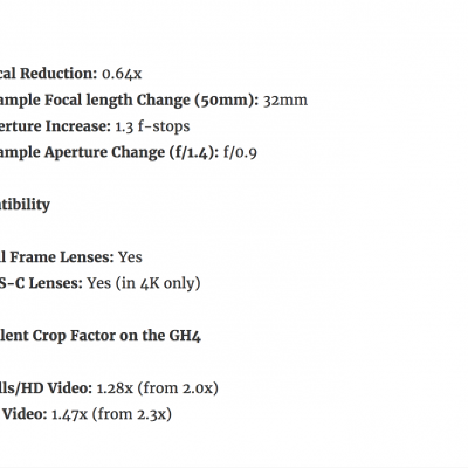 Speedbooster Metabones X0,64 EF vers M4/3 - Photo 3 sur 3