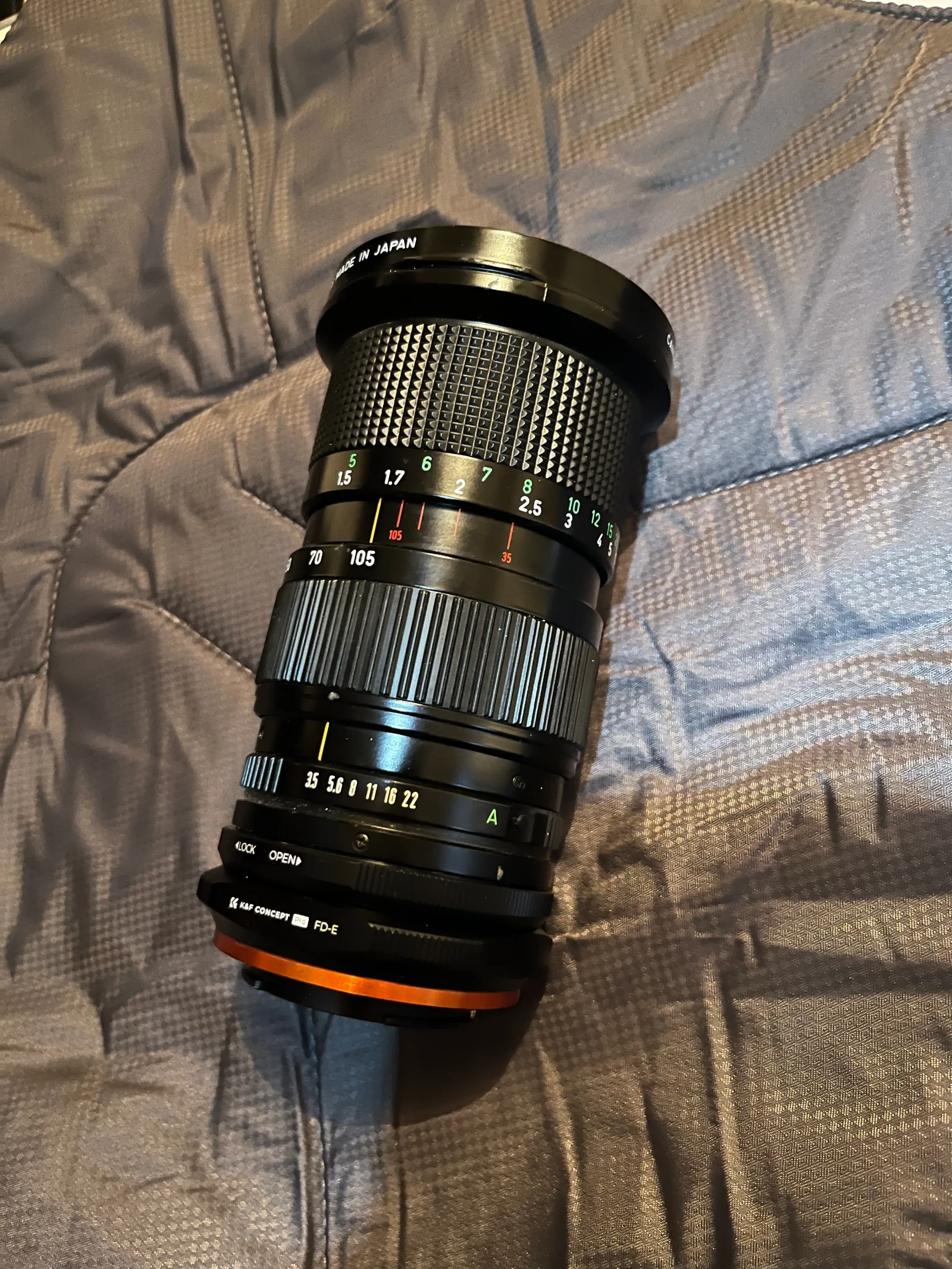 Canon FD Zoom 35-105mm f/3.5 - Photo 1 sur 1