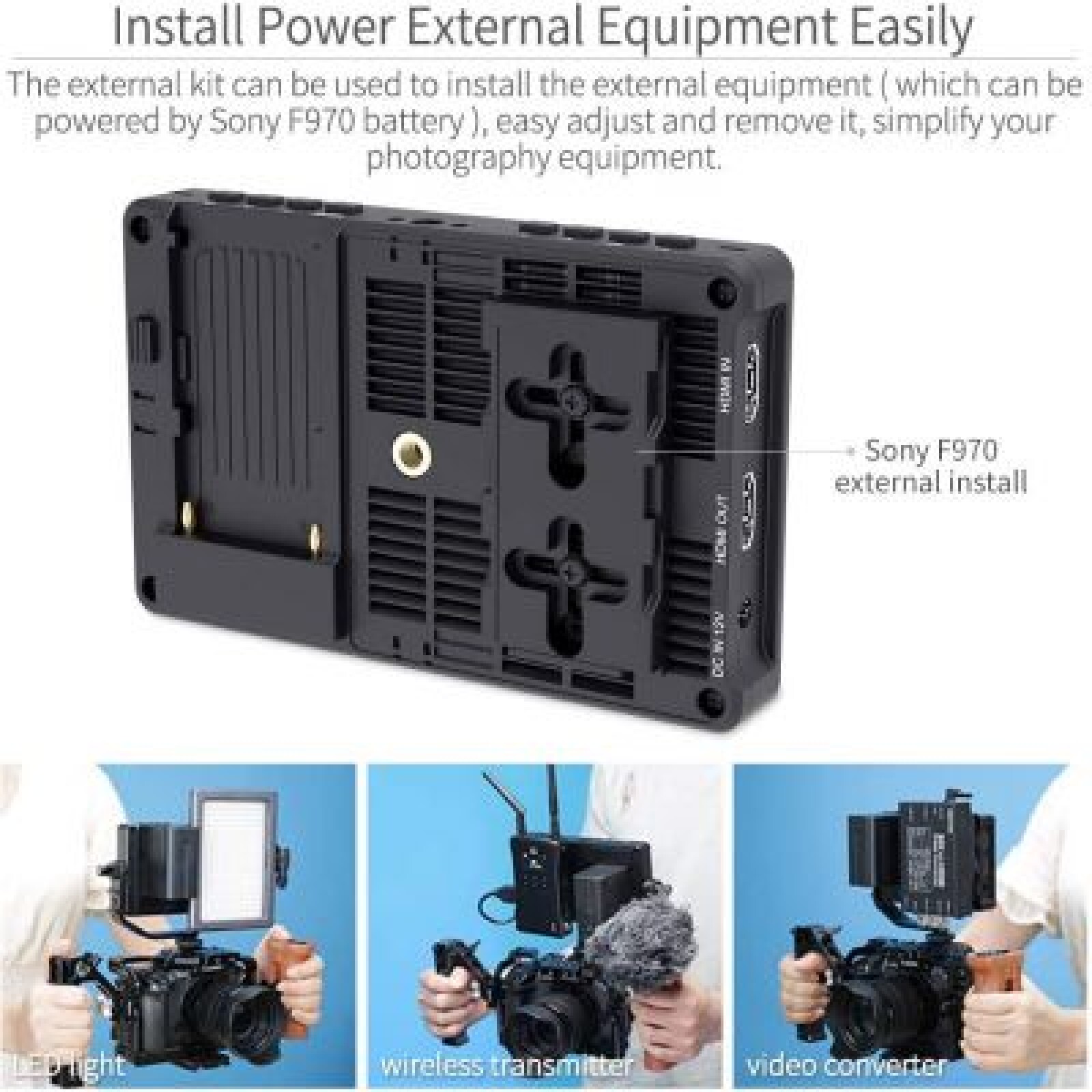 FEELWORLD - F5 PRO Moniteur 5.5 pouces - Photo 2 sur 4