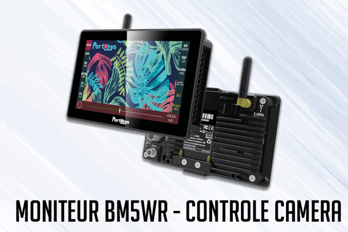 Location Moniteur Portkeys BM5WR - Wireless pour KOMODO/BMPCC - Lightyshare