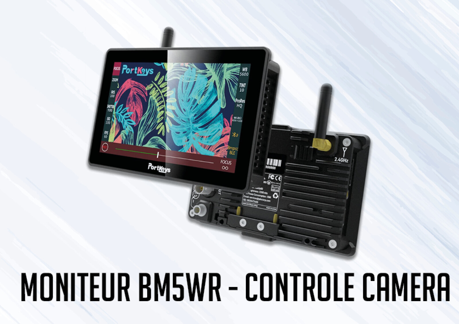 Moniteur Portkeys BM5WR - Wireless pour KOMODO/BMPCC - Photo 1 sur 3