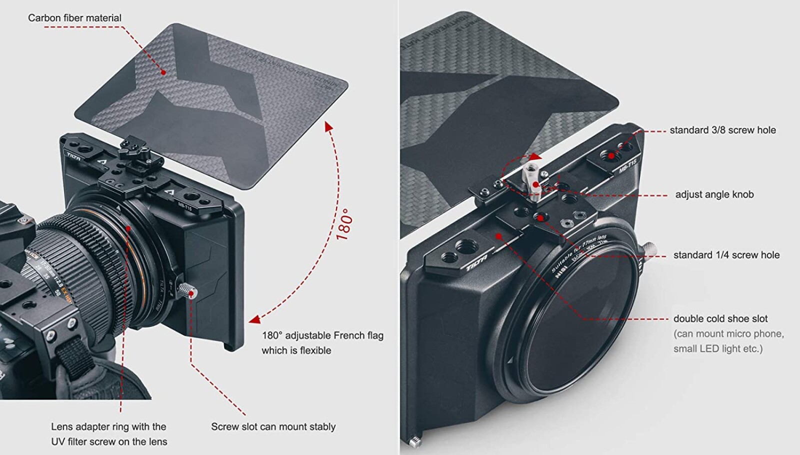 Mini Matte Box Tilta - Photo 2 sur 5