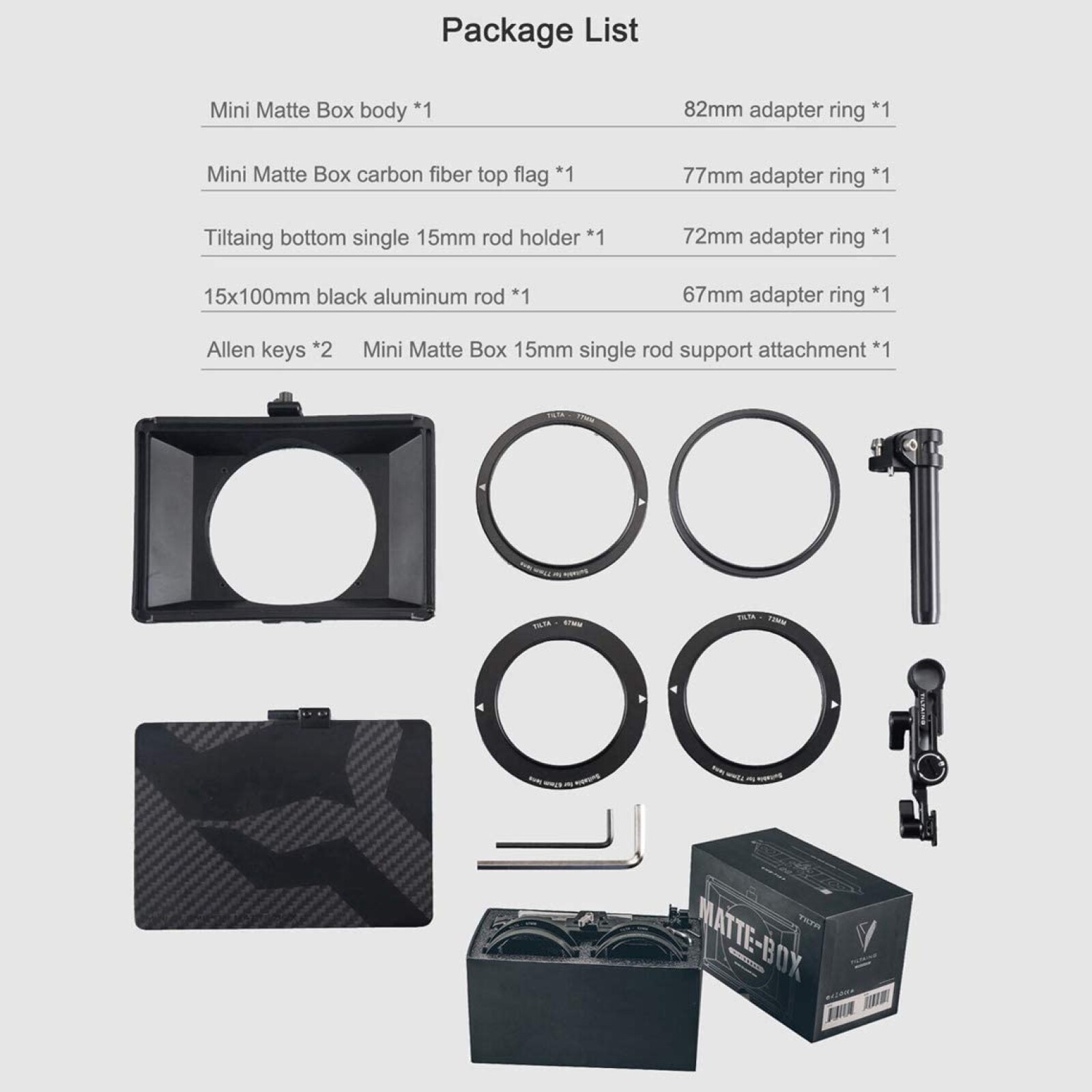 Mini Matte Box Tilta - Photo 3 sur 5