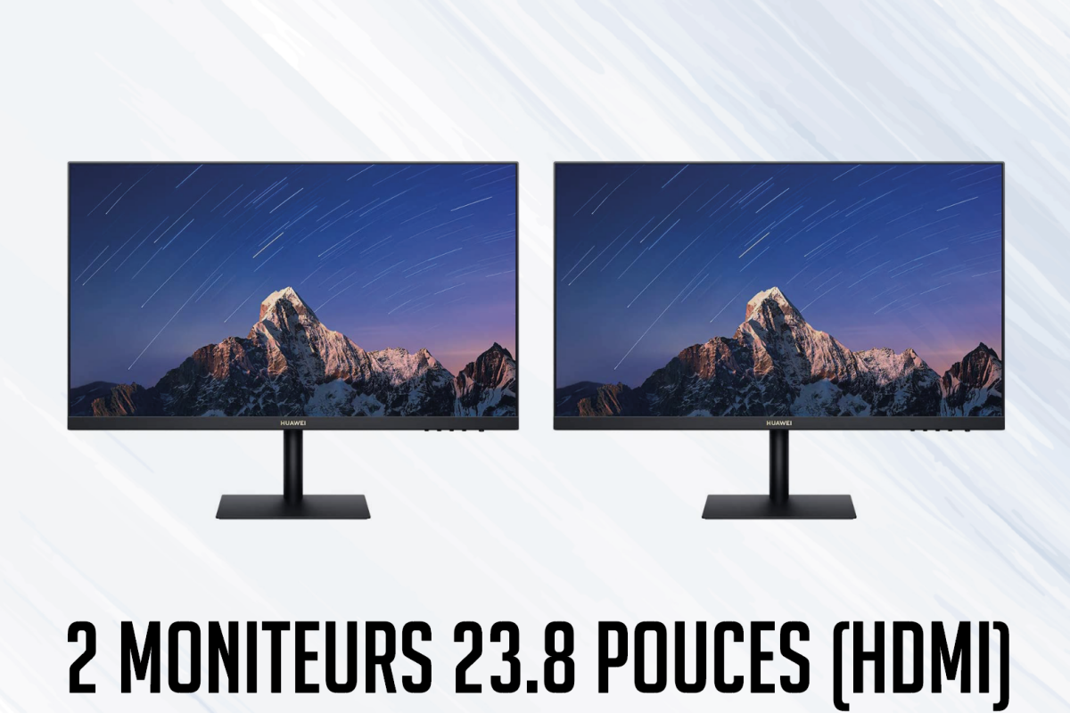 Location 2 MONITEURS HUAWEI 23,8 POUCES (HDMI) - Lightyshare