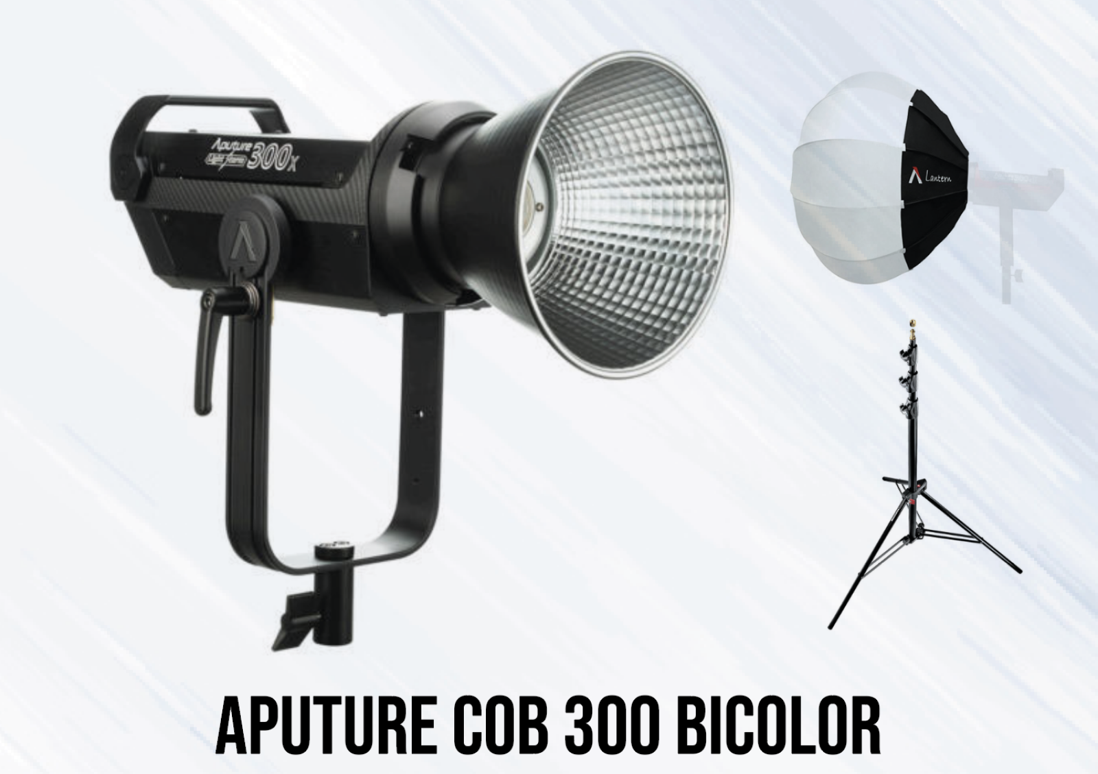 APUTURE COB 300X BICOLOR + PIED - Photo 1 sur 4