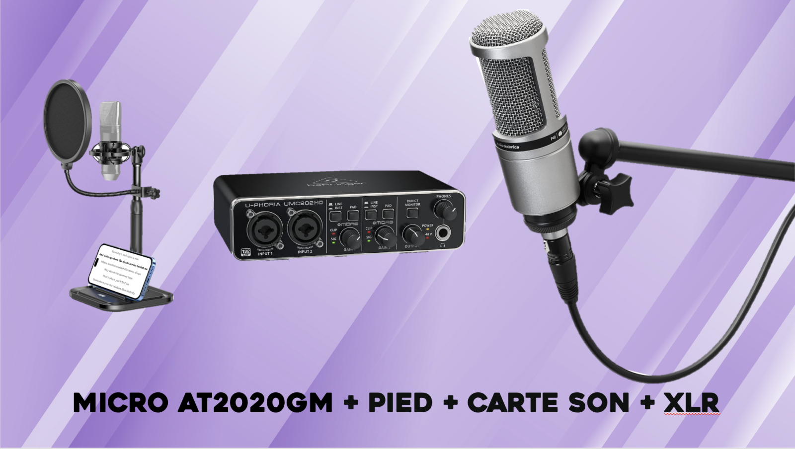 Audio-Technica AT2020 - Photo 1 sur 1