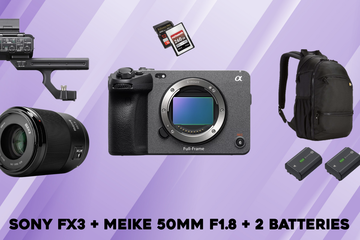 Location PACK FX3 + 50mm+ 2 Batteries - Lightyshare