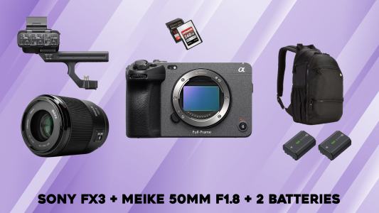 Location PACK FX3 + 50mm+ 2 Batteries