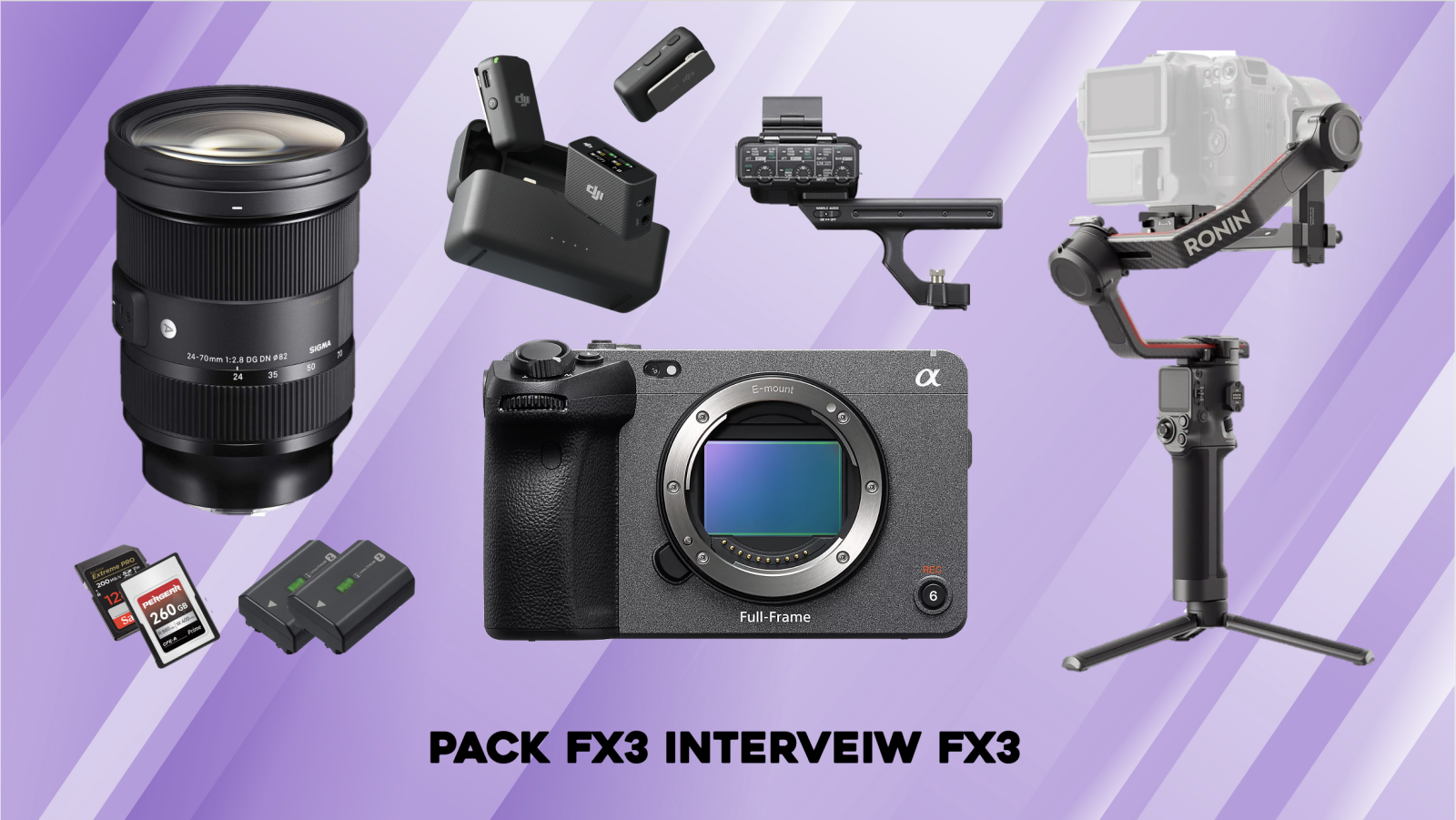 PACK INTERVIEW FX3 - Photo 1 sur 1
