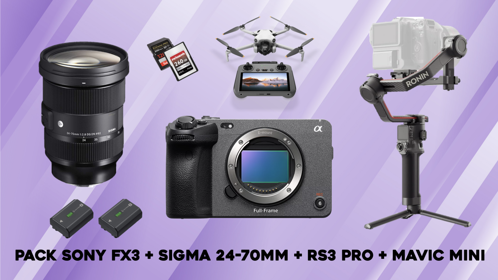 PACK CLIP FX3 - Photo 1 sur 1