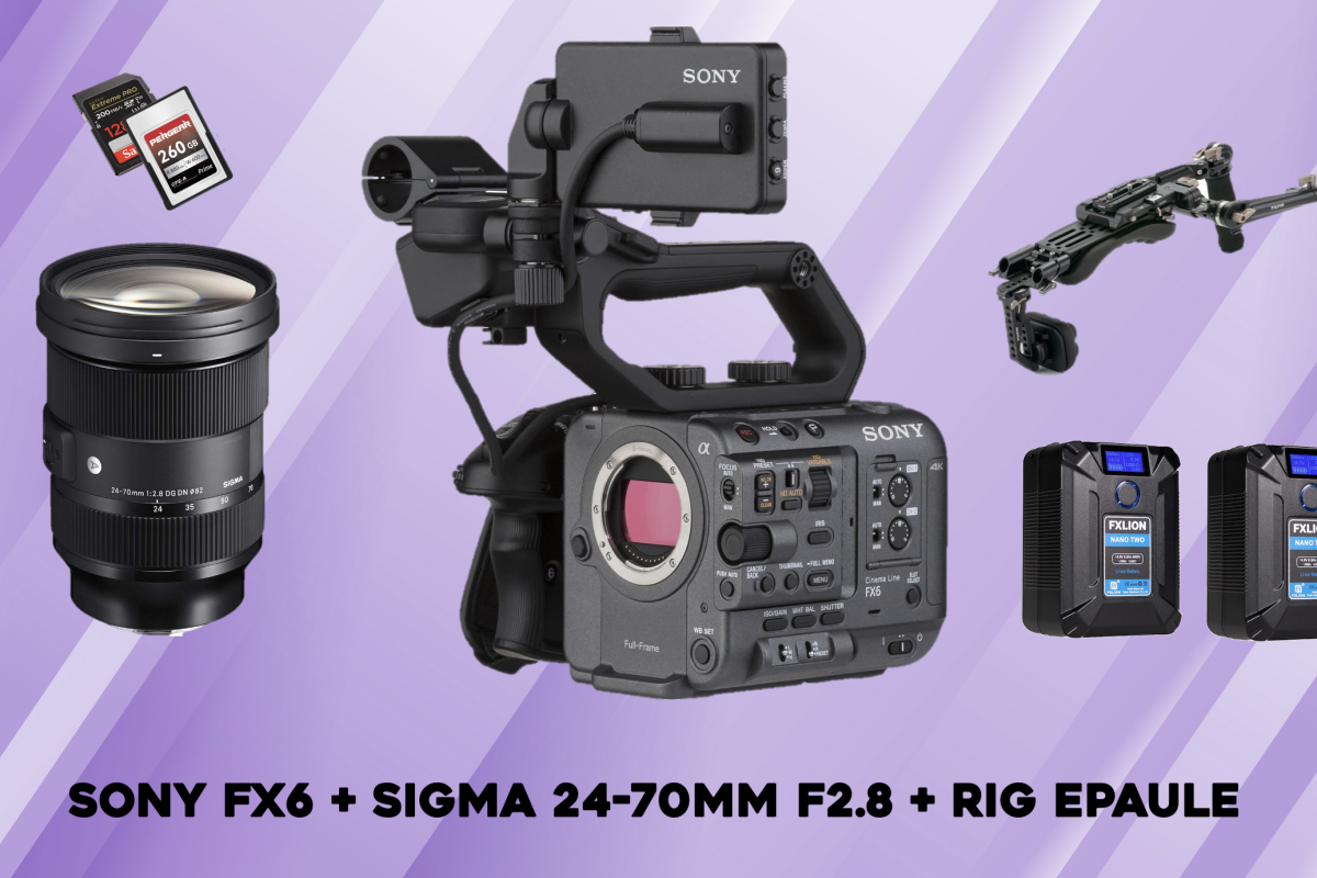 Location PACK EPAULE FX6 - Lightyshare