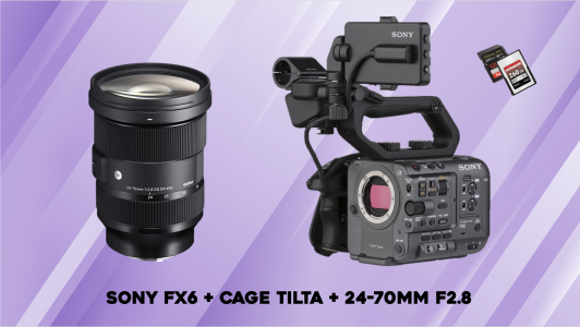 Location PACK FX6 + 24-70mm