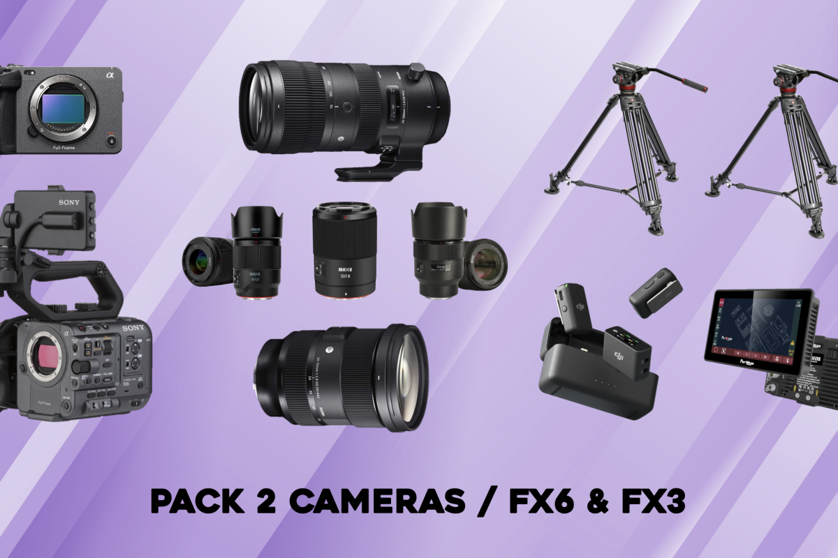 Location PACK 2 CAMERAS FX6 & FX3 - Lightyshare
