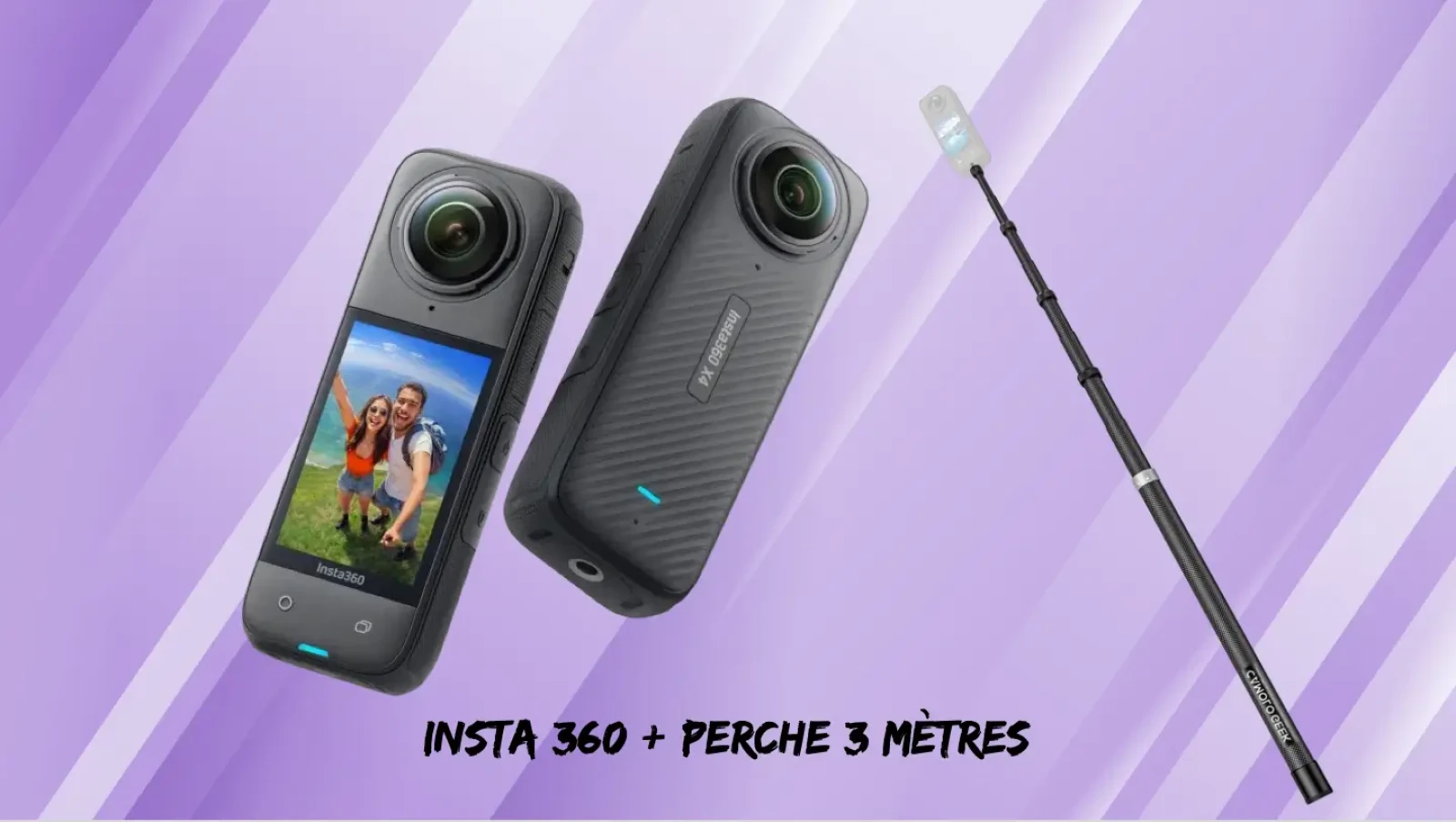 INSTA 360 + PERCHE 3M - Photo 1 sur 1