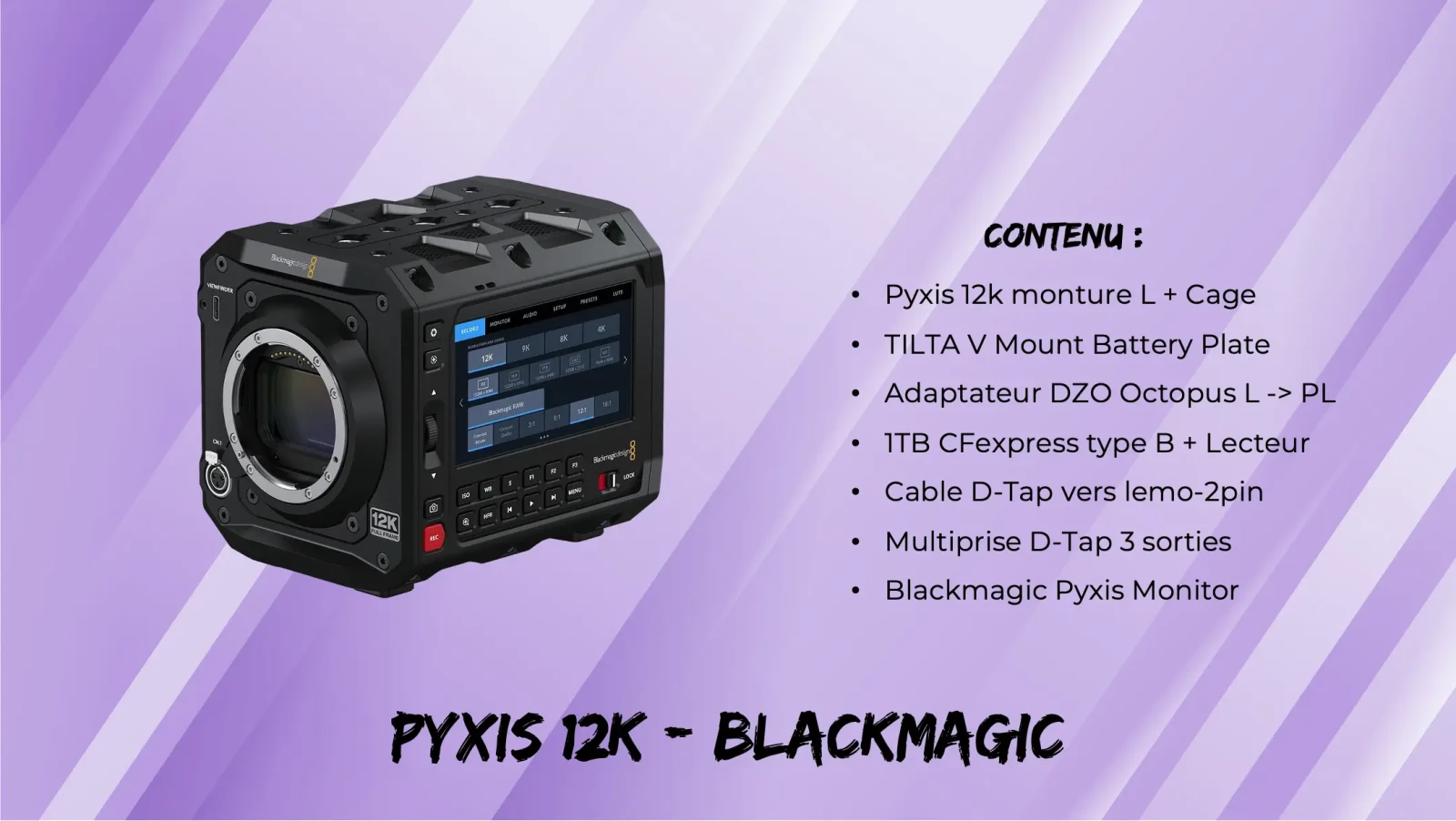 BLACK MAGIC PYXIS 12K - Photo 1 sur 1