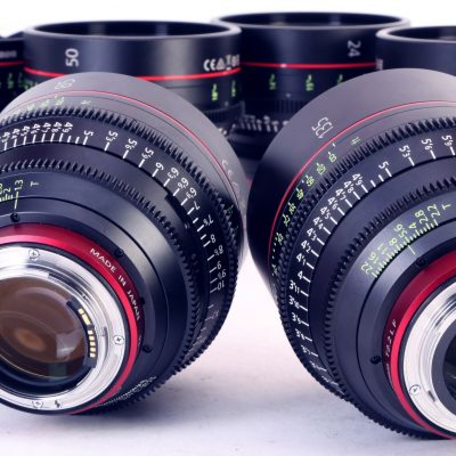 Série de 6 optiques cinéma Canon CN-E - 14 / 24 / 35 / 50 / 85 / 135 mm - Photo 2 sur 5