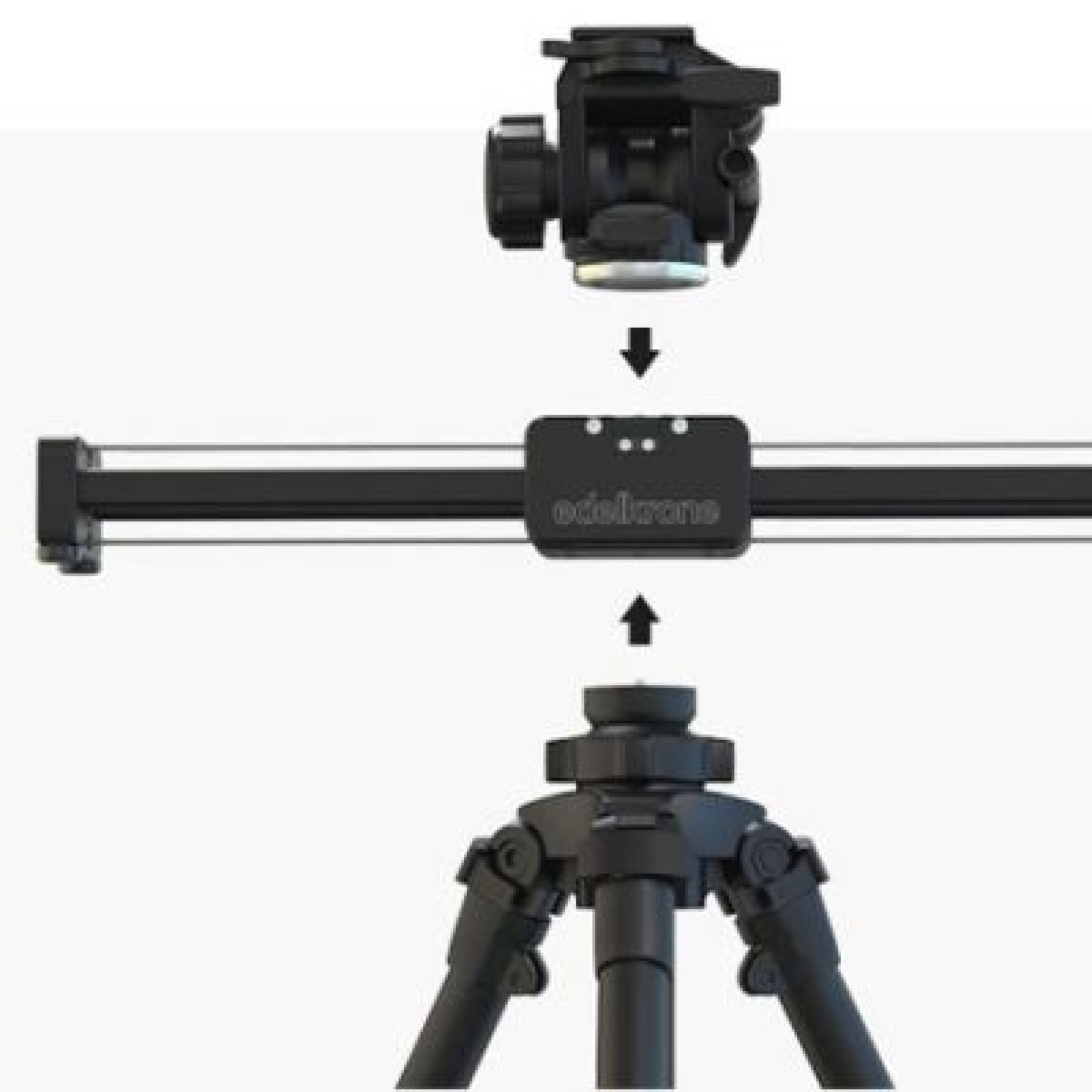 Trépied photo/vidéo Manfrotto avec tête fluide - Photo 3 sur 5