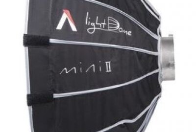 Location Aputure COB 120D Mark II + Light Dome Mini II