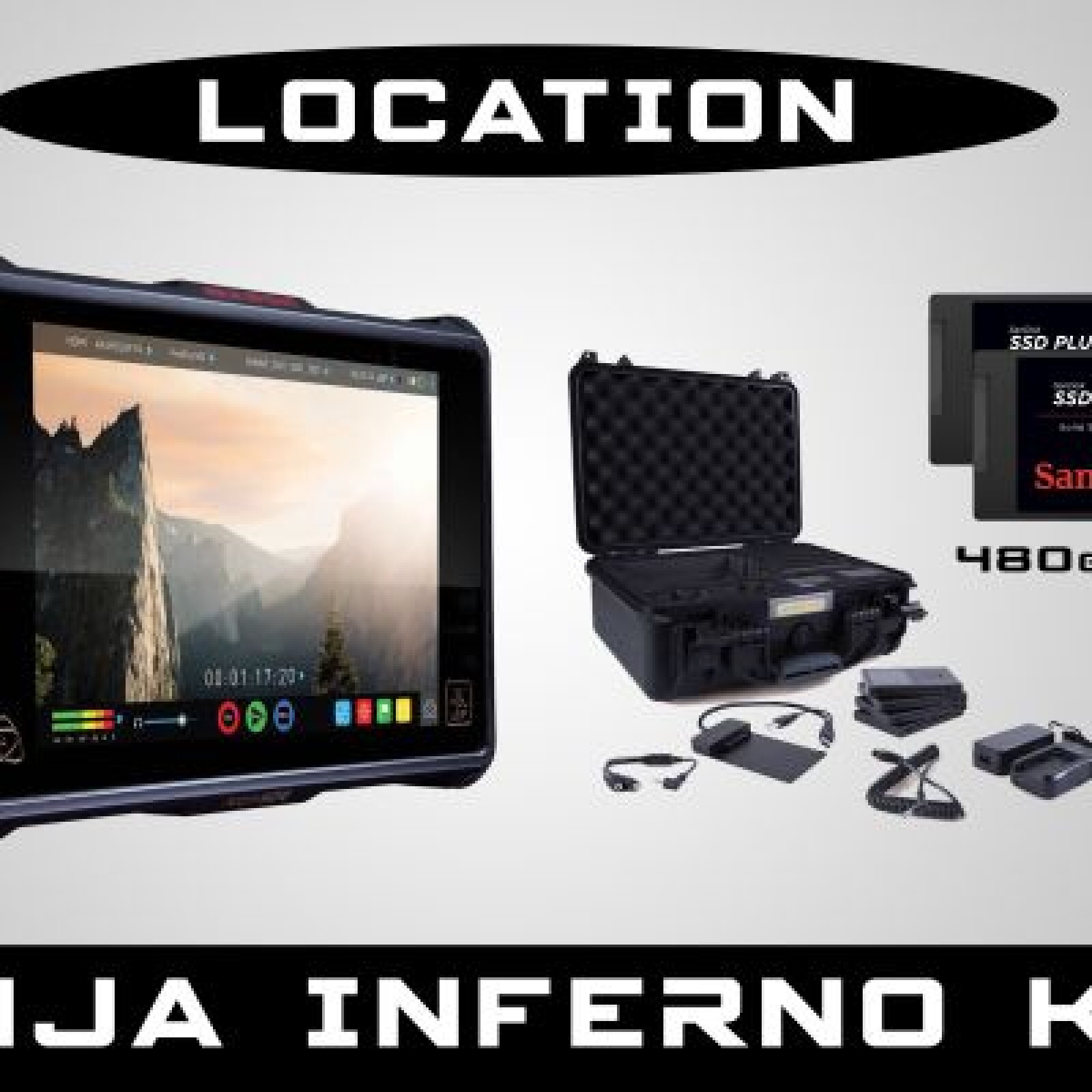 Atomos Ninja Inferno Kit + 2 batteries + 2 SSD 480go - Photo 1 sur 1
