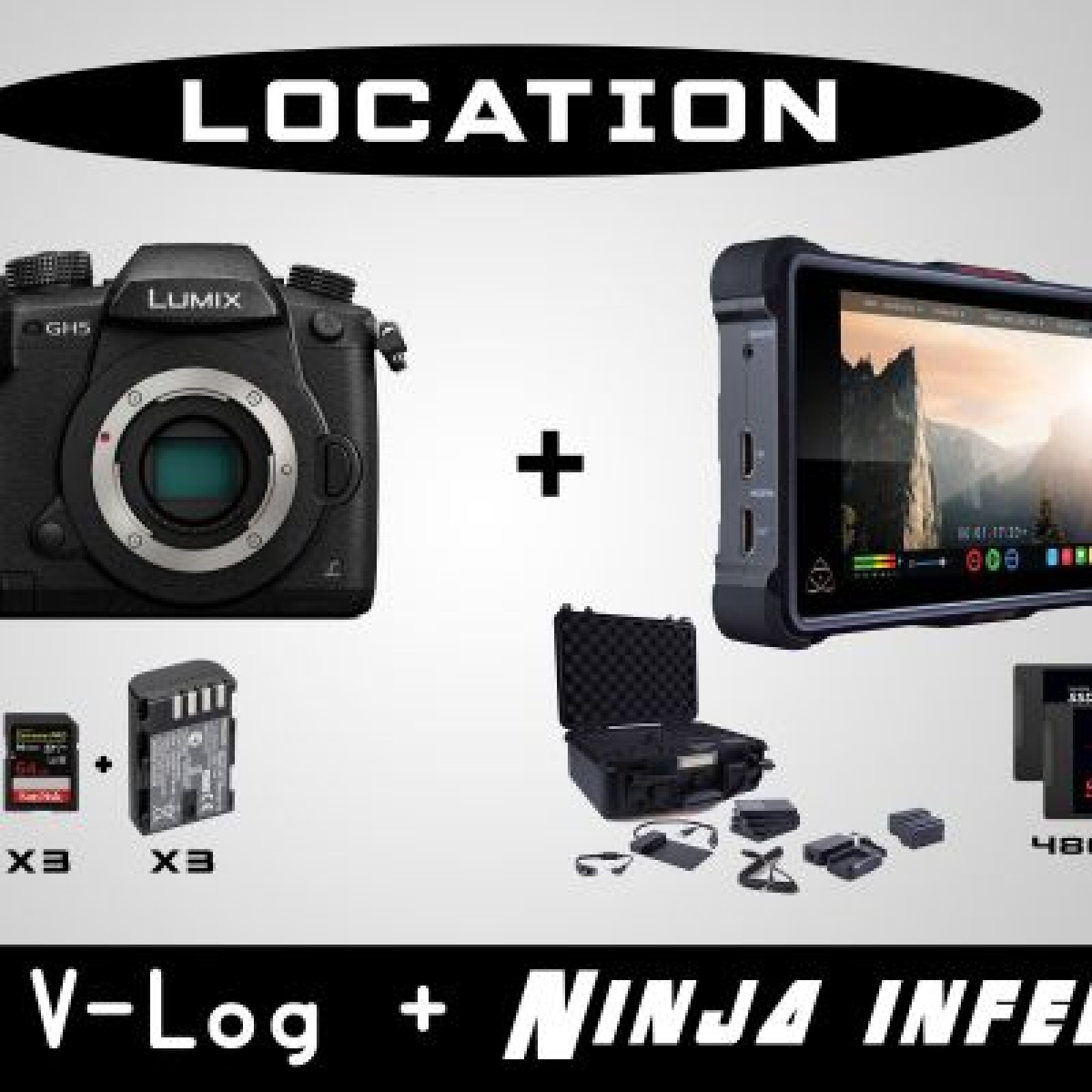 Panasonic GH5 + V-Log + ATOMOS Ninja Inferno Kit - Photo 1 sur 1