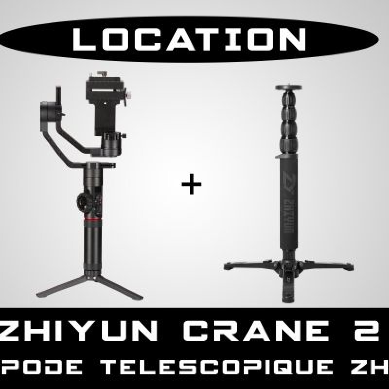 Zhiyun Crane 2 + Perche d'extension Zhiyun Crane Monopode Télescopique 1m65 - Photo 1 sur 1