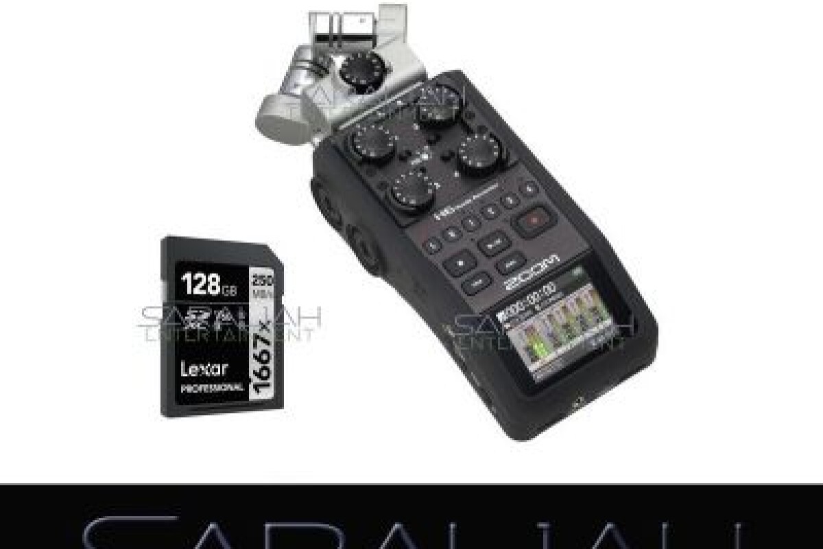 Location Zoom H6 enregistreur + carte SD 128 Go - Lightyshare