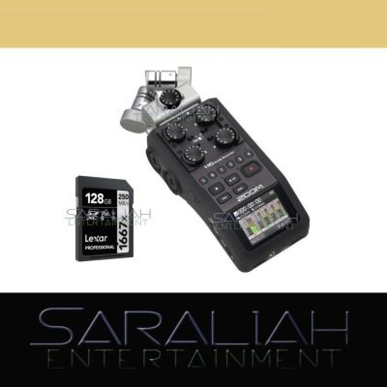 Zoom H6 enregistreur + carte SD 128 Go - Photo 1 sur 1
